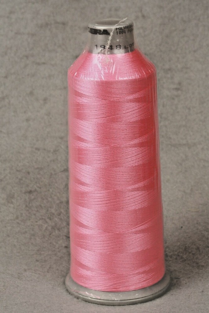 Madeira NEW Polyester Polyneon Embroidery Thread Pink 1948 5000m Cone