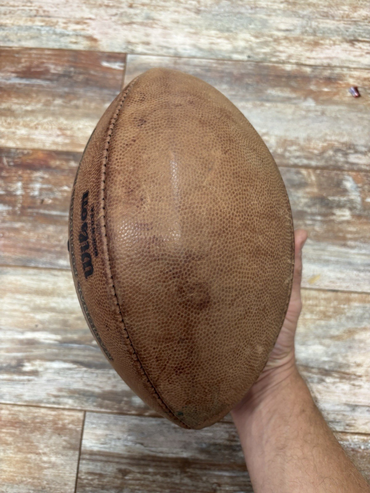 2006 Denver Broncos Team Stamped Practice Used NFL Wilson The Duke Football