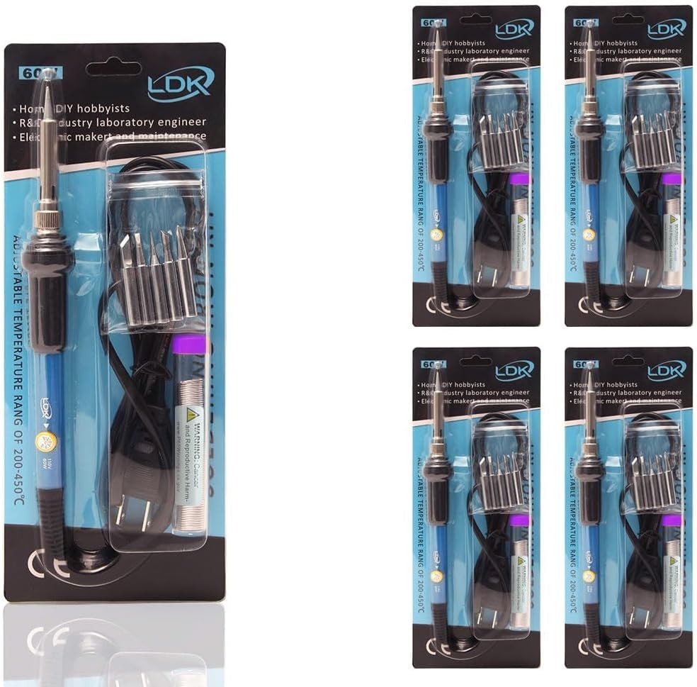 LDK Soldering Iron Kit with Adjustable Temperature Electric Soldering Tools Set