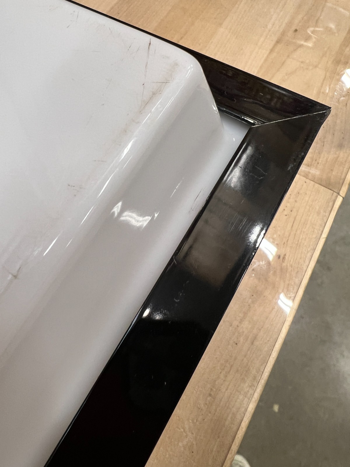 Cooper Tire Lighted Dealer Sign White Blue Letters Single Sided Hanging