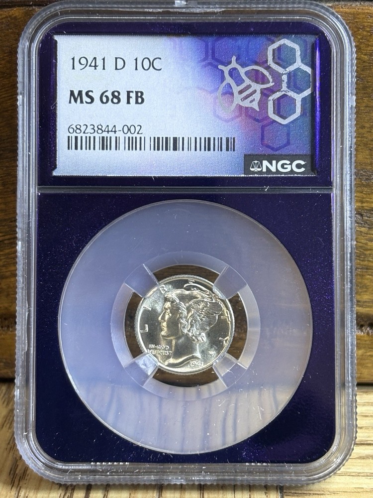 1941-D Mercury Dime MS-68 NGC (FB)