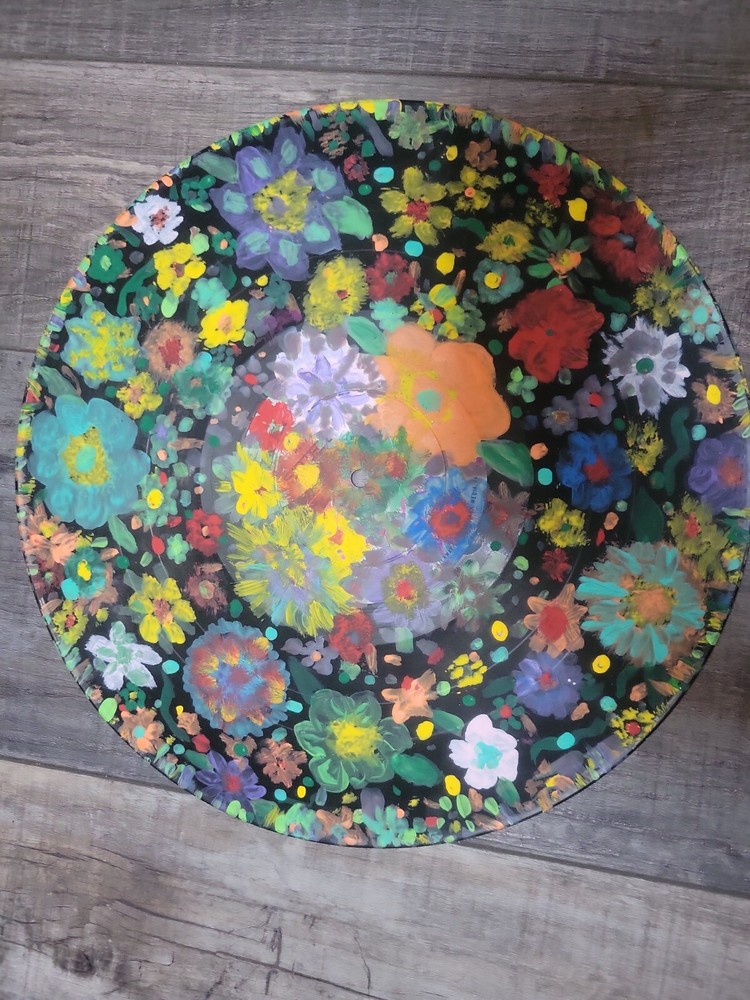 12" Handpainted Vinyl Record