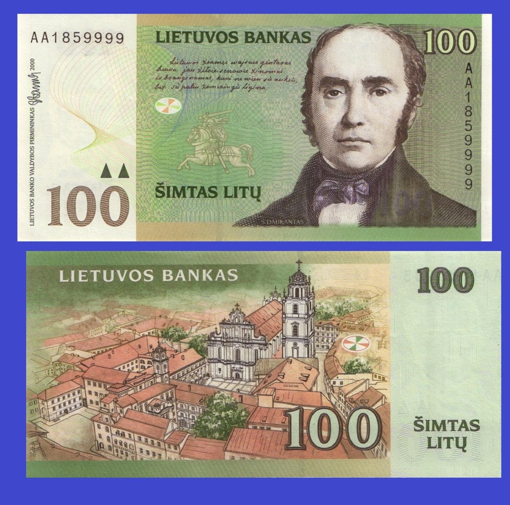 Lithuania  100 Litu 2000 S  / Copy