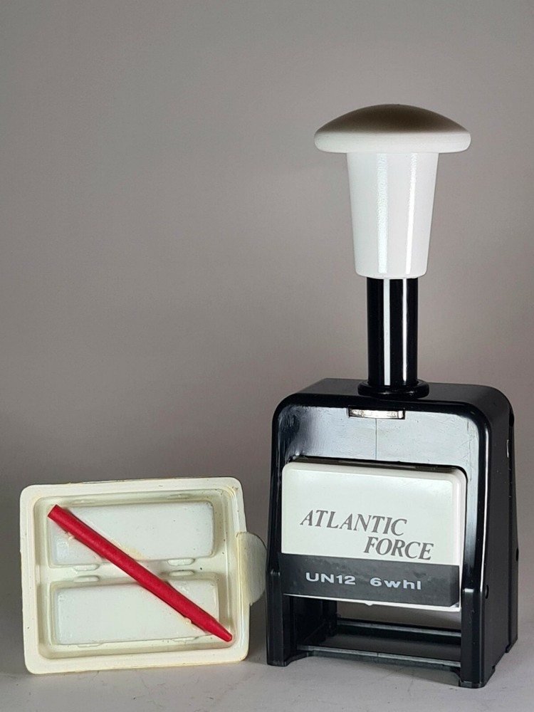 Gothic Atlantic Zeiser Automatic Numbering Machine Vintage Letterpress Machine