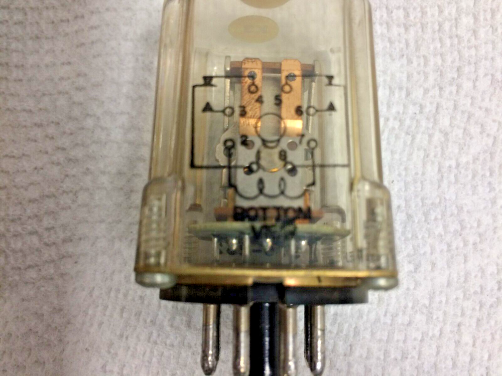 AMF Potter Brumfield 500 OHm Relay and Curtis Socket, New Open Box