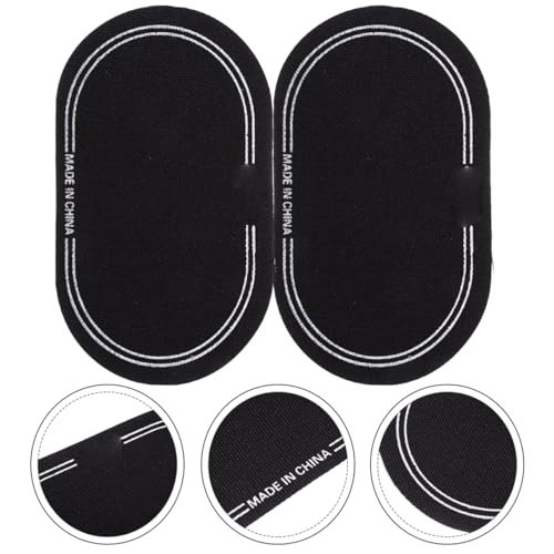 2pcs Drum Kit Pedal Patch Bass Drum Head Protector Sticker Pads Set