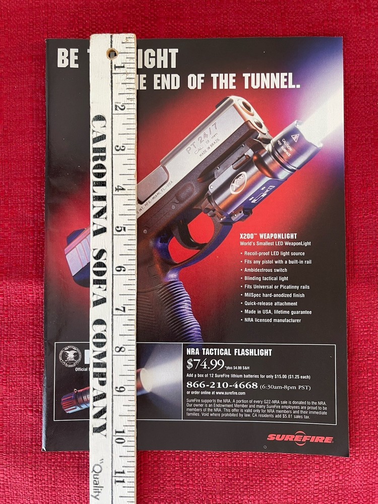 Surefire X200 Weapon light 2005 Print Ad