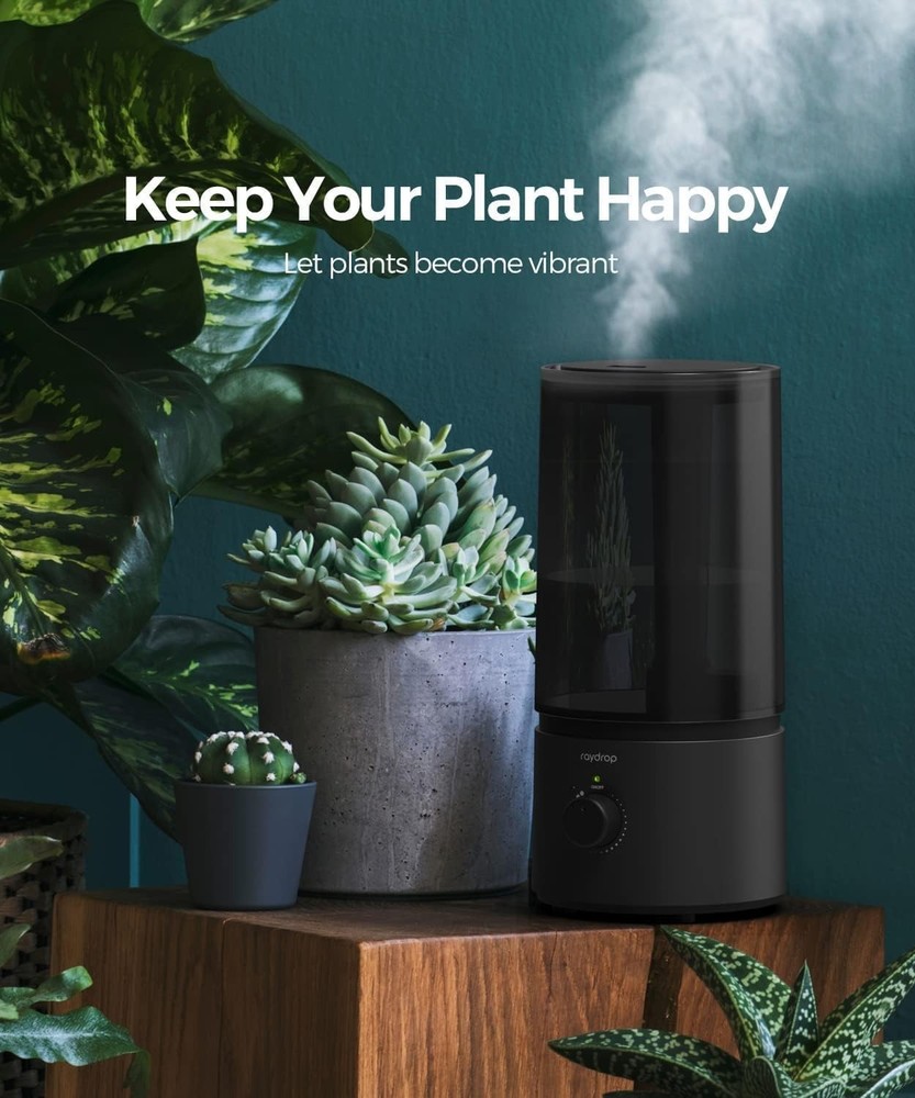 Filterless 1.0L Cool Mist Humidifier - Adjustable Control, 32dB Quiet Operation