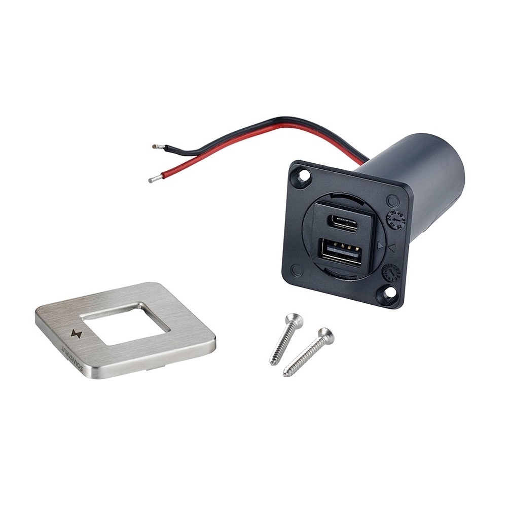 SCANSTRUT TILE - USB-A / USB-C INTERIORS CHAR- SC-TILE-11