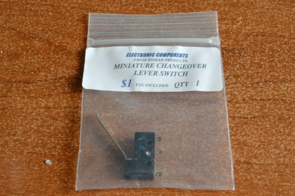 Romar Products Electronic Components Miniature Changeover Lever Switch
