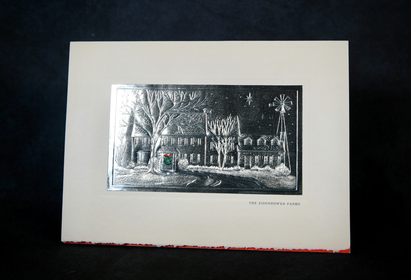 1957 Eisenhower White House Personal Christmas card - excellent condition!