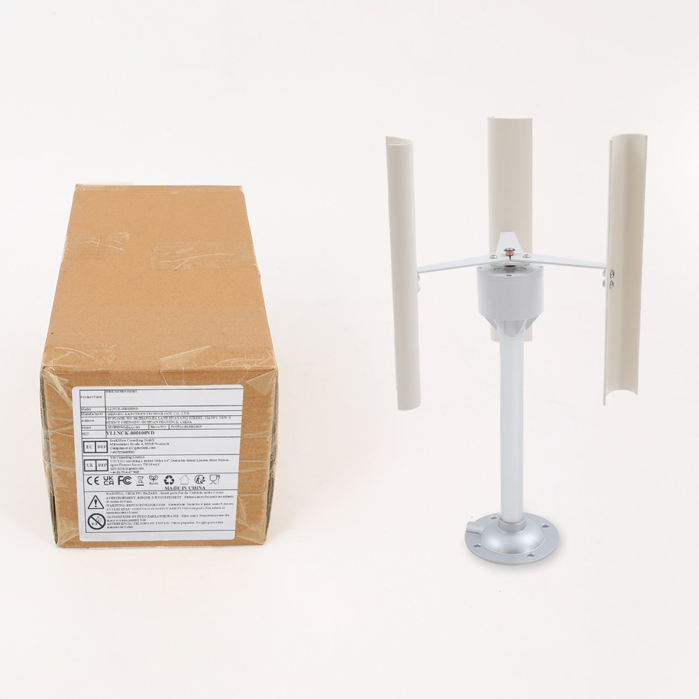 3-Phase Permanent Magnet Generator Vertical Axis Wind Turbine Teach Model US