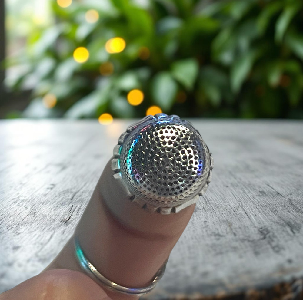 sterling thimble 9
