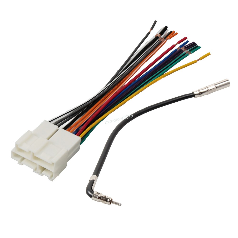 Radio Wire Harness & Antenna Adapter For 2000-2002 Chevrolet Suburban 1500 2500