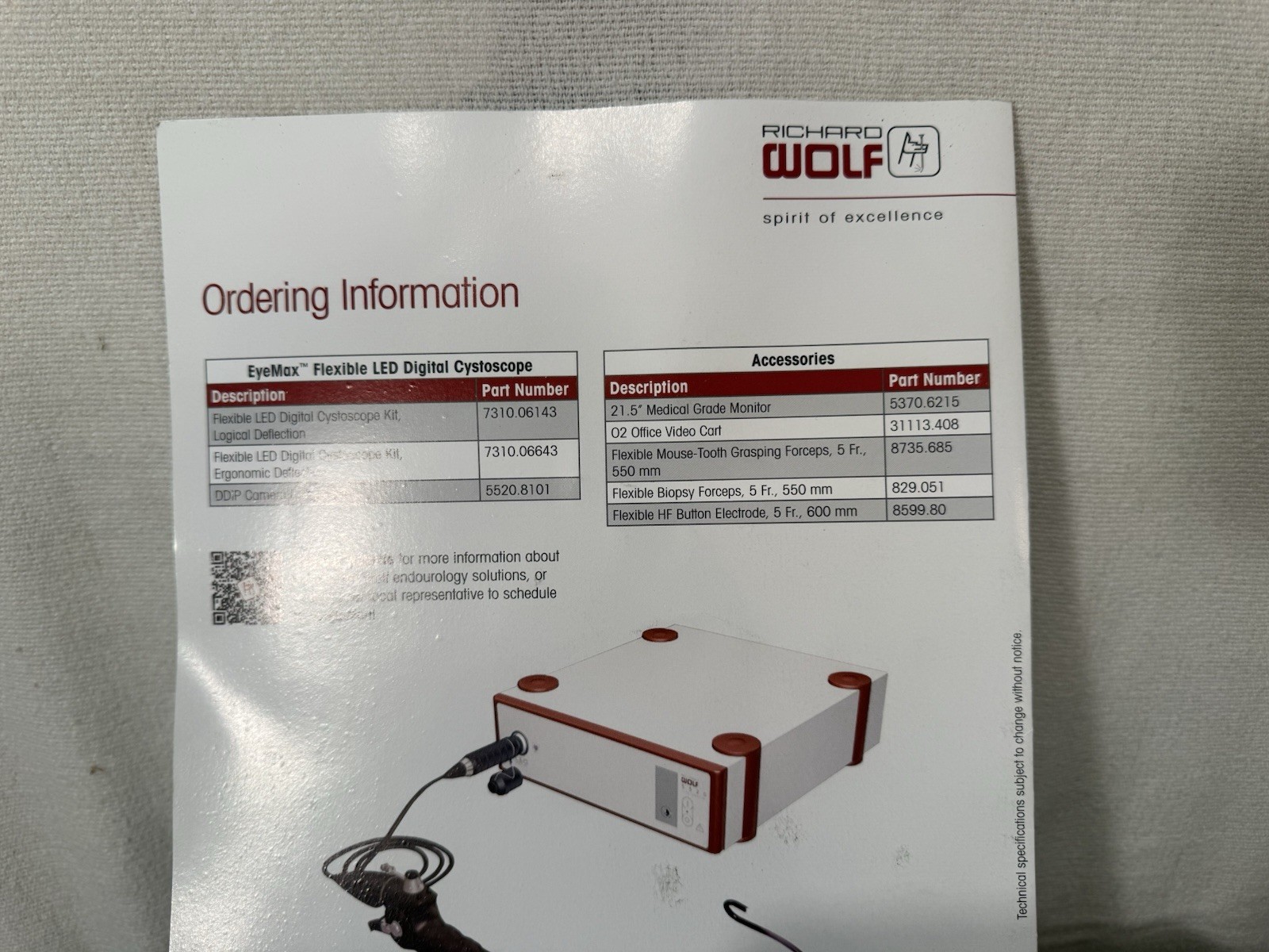 Richard Wolf 5512 1 CCD Endocam Video Processer 5512.701 Camera Controller