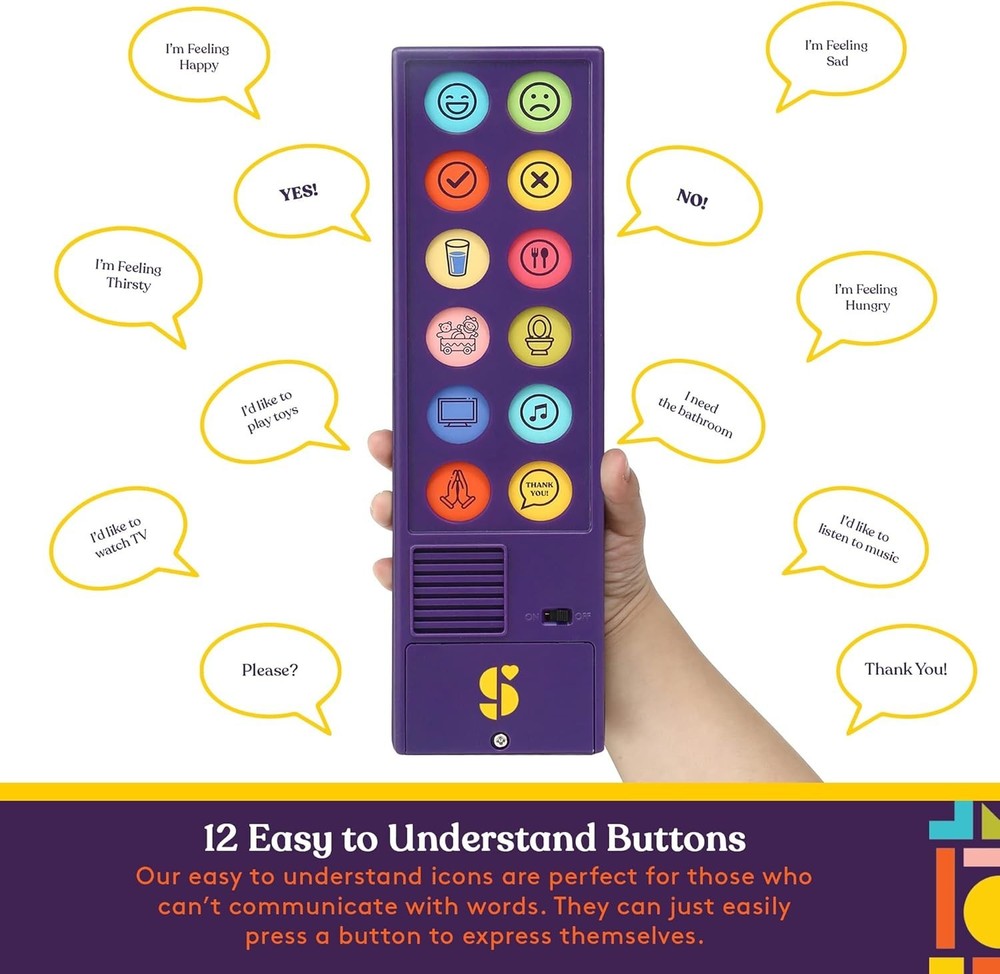 Talker Buddy Communication Device: Speech Therapy Tool for Home & School Use