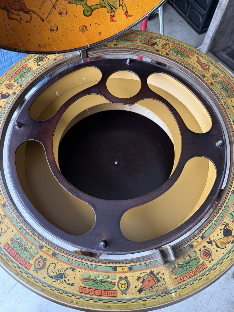 Vintage Astrology Bar Table