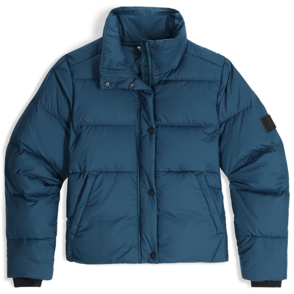 Outdoor Research Coldfront Down Women's Winter Jacket, Harbor, Medium