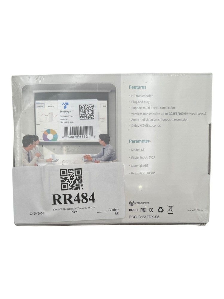 BRAIDOL Wireless HDMI Transmitter 4K Gold