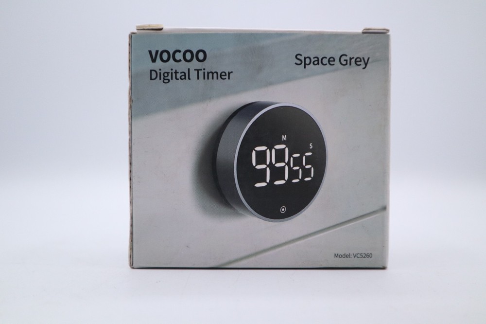 VOCOO Digital Kitchen Timer - Magnetic Countdown Countup Timer with Large LED...
