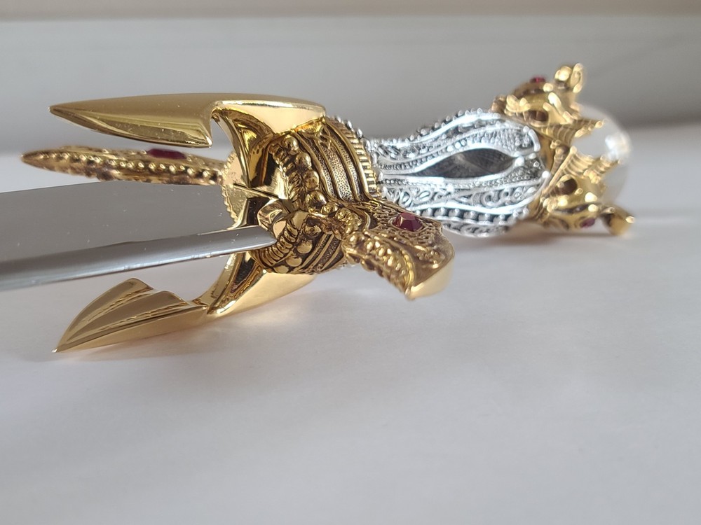 Franklin Mint King Arthur's Dagger with display frame, plus Certificate