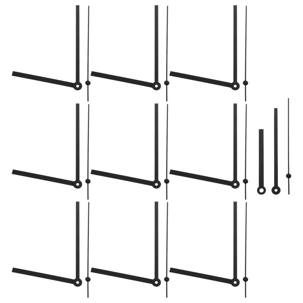 10 Sets Clock Hands Replacement Short Digital Display Wall Office Hardware