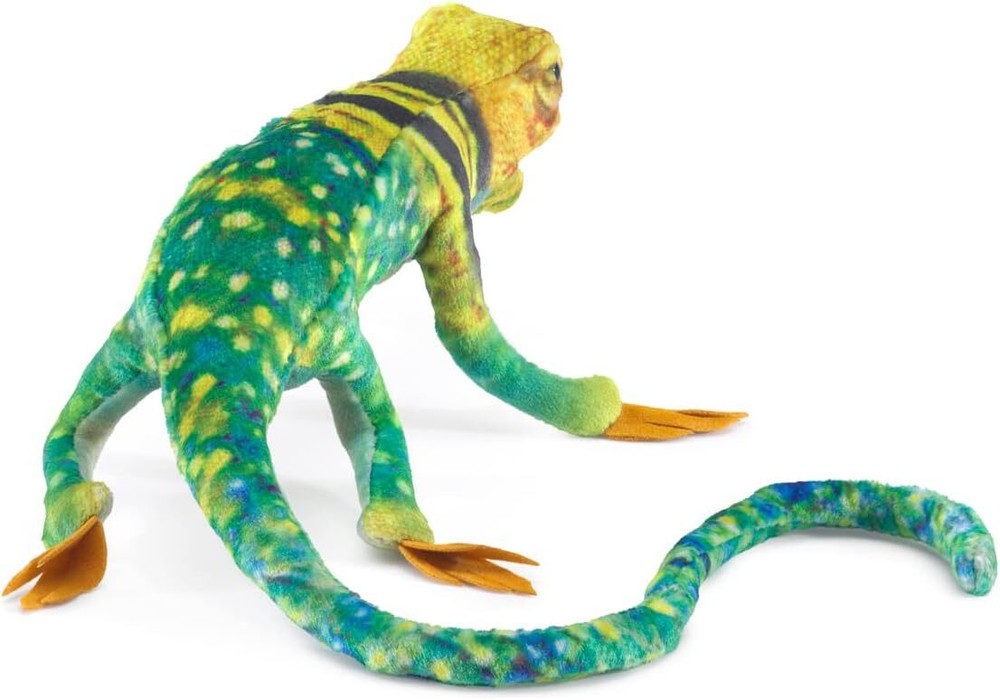 Folkmanis Mini Collared Lizard Finger Puppet