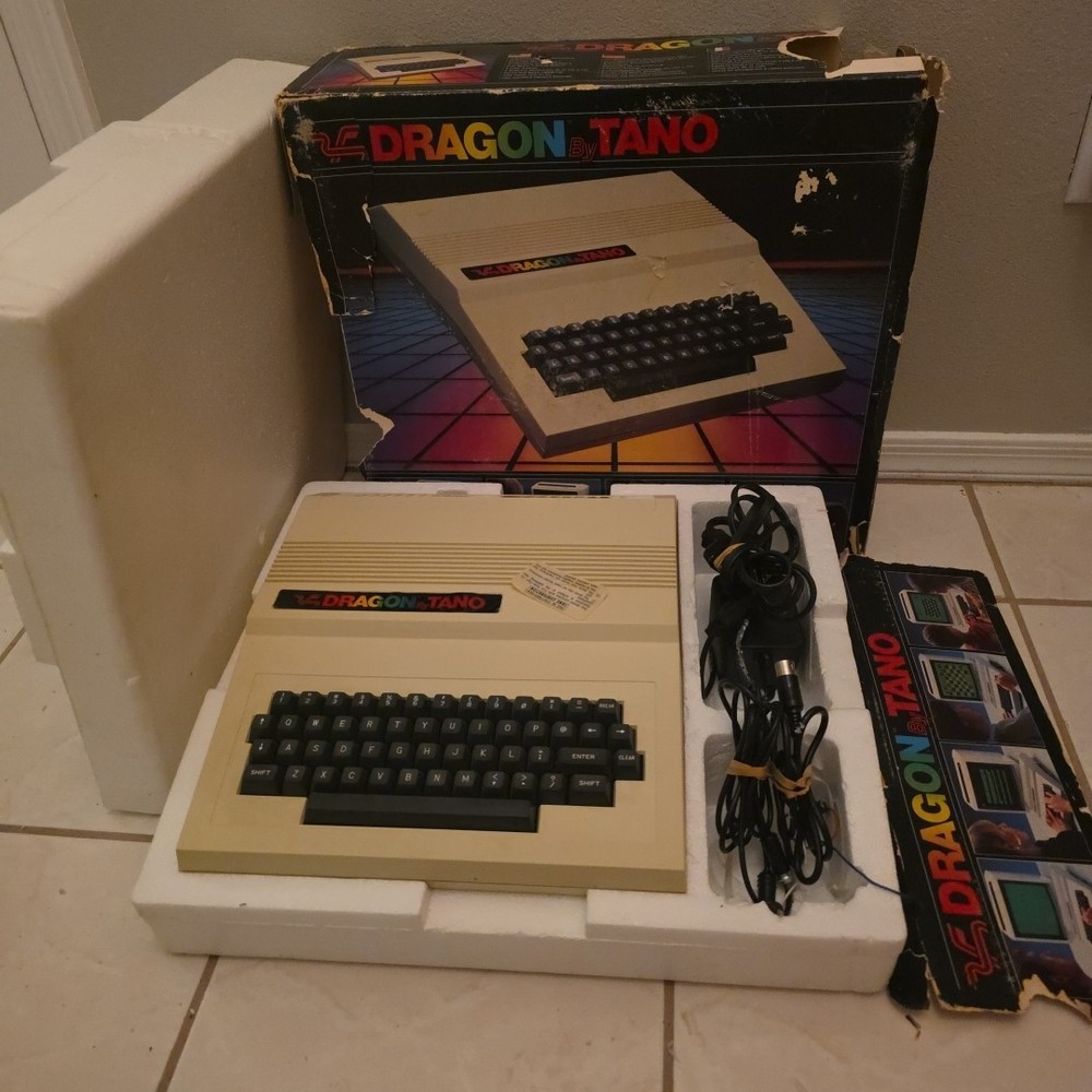 Tano Dragon Computer 64K Vintage Untested Asis Read Description
