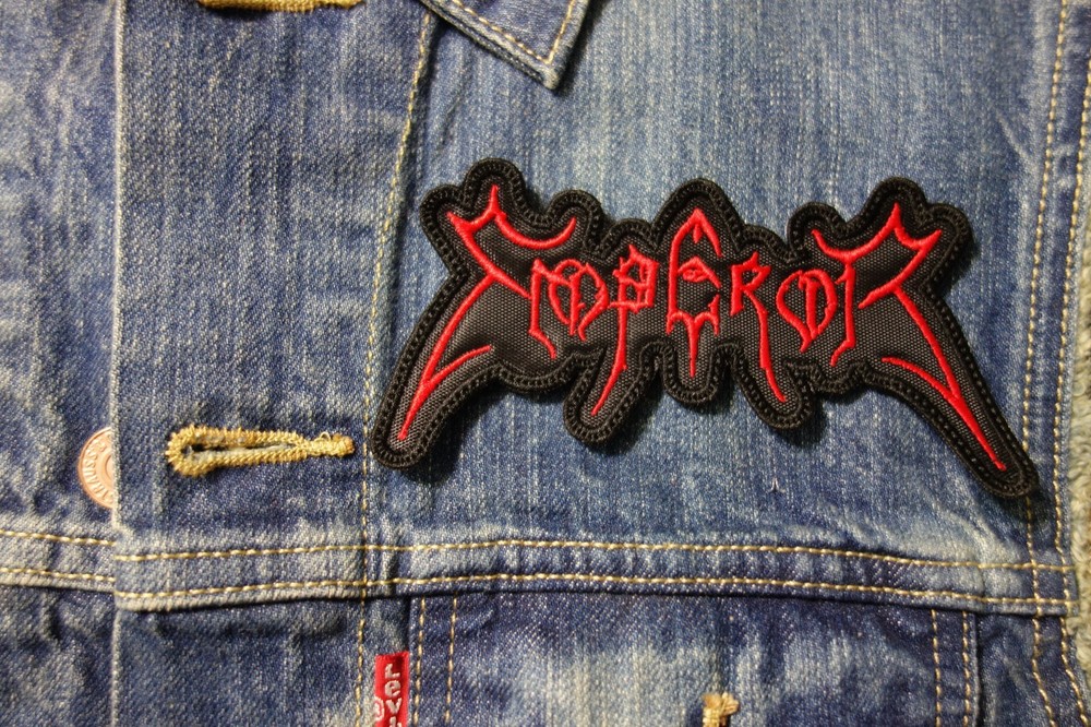 EMPEROR RED SHAPED LOGO EMBROIDERED PATCH