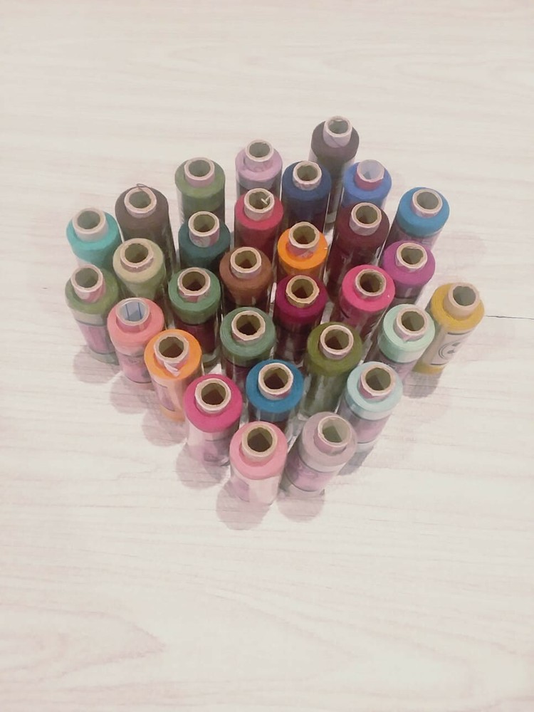 15 piece  Polyester Sewing Thread  Hand Stitching 200 Yard Each Spool