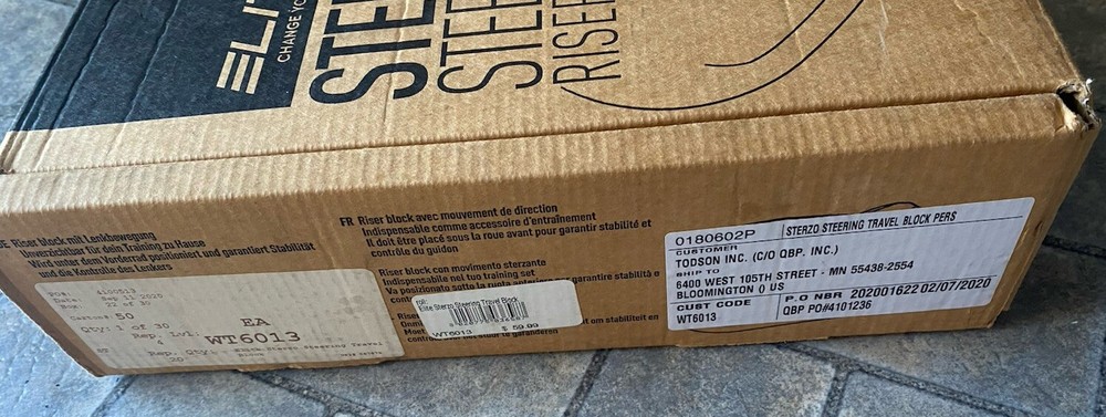 Elite Steerzo Steering Travel Riser Block