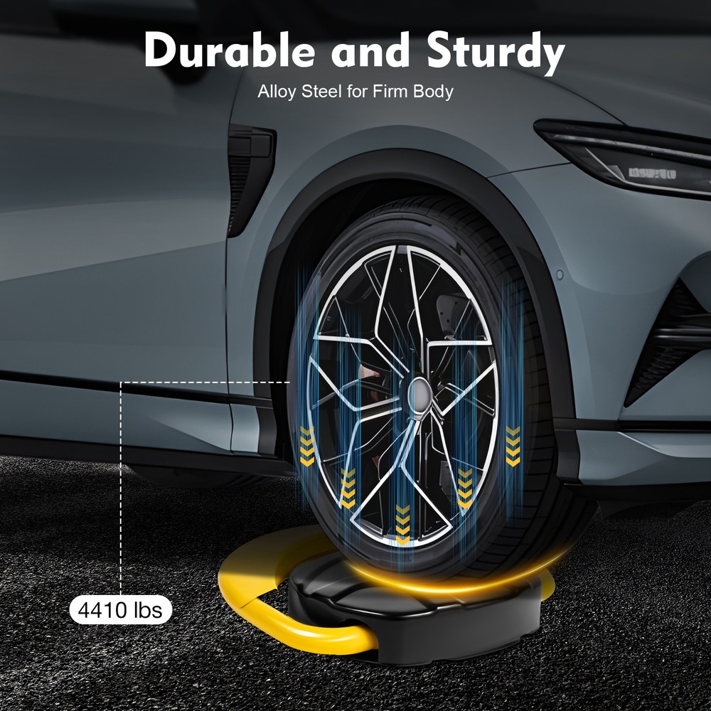 Car Parking Spot Lock Remote Control Anti-Collision Foldable Barrier Auto Sensor