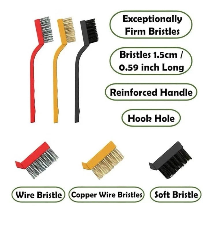 YSJoyTool 9-Pc Precision pick and hook, With three wire brushes,and Case.