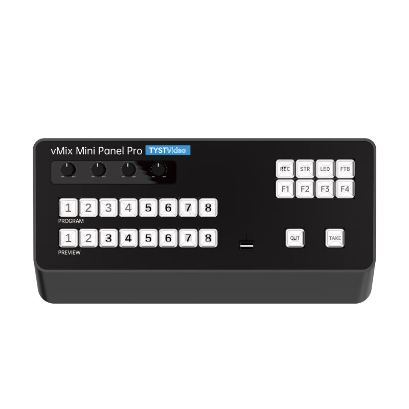 TYST vMix Mini Panel Pro 8-CH Broadcast Switcher w/ Tally Output Video Recording