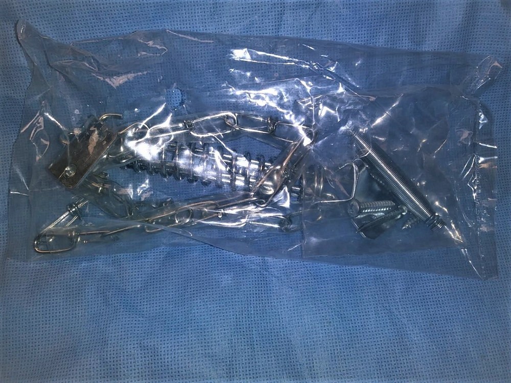 Heavy Duty Storm Screen Door Wind Chain Stop Spring Hardware Kit