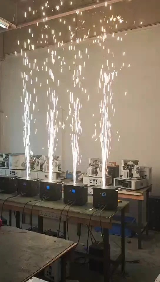 350W Mini Sparkler Firework Cold Spark Machine Battery Rechargeable sparkle