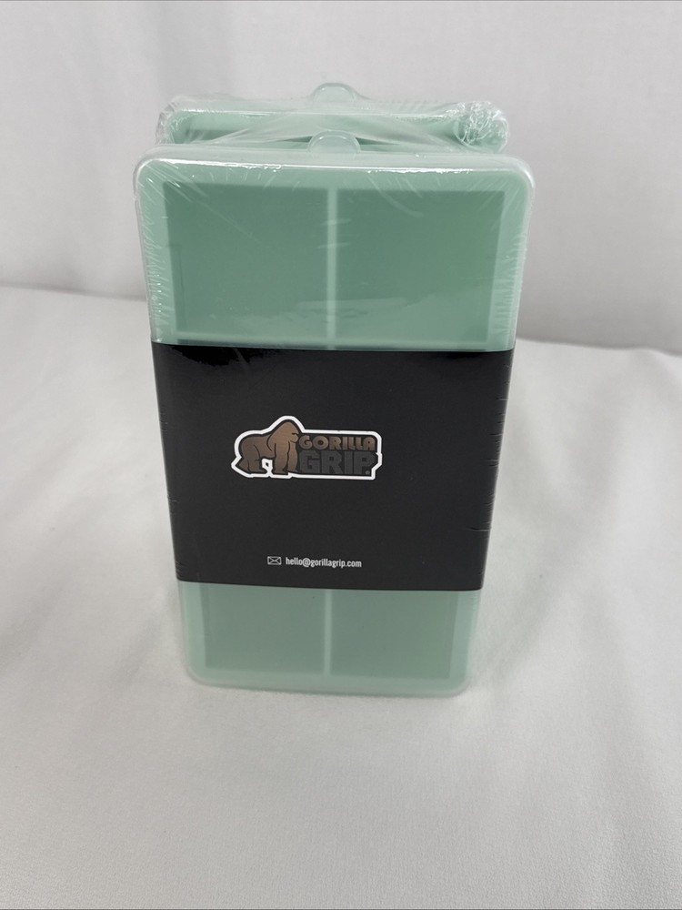 2 Pack Gorilla Grip Large Ice Cube Mold, Mint