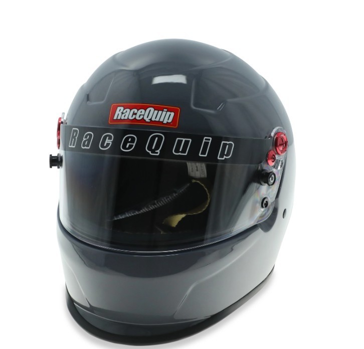RaceQuip Pro 2025 Helmet Steel - Medium - Full Face