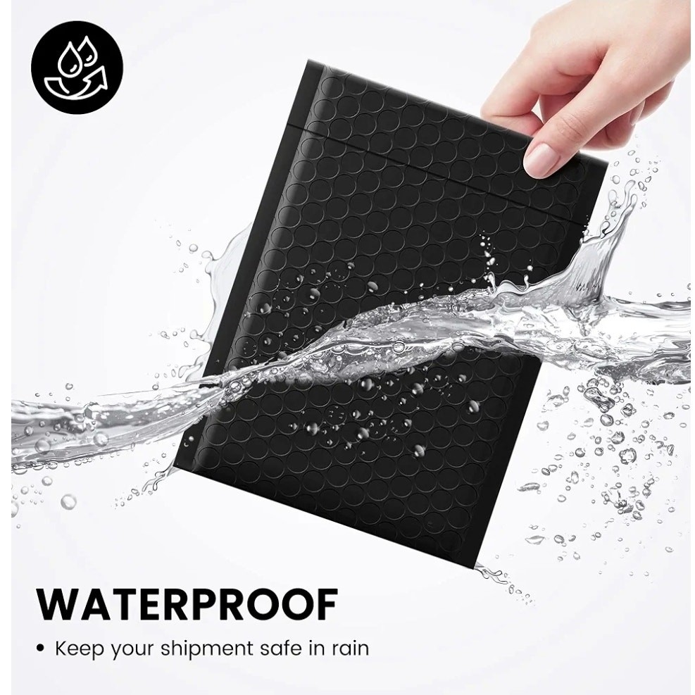 15pack - Bubble Mailer 6x10" BLACK
