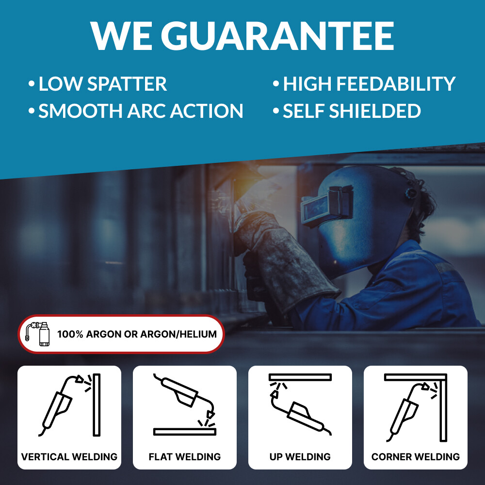 2-Lb E308LFC-O .030" Stainless Steel Flux Cored Wire - Gasless MIG Welding Wire