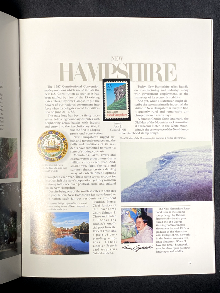 USPS 1988 Commemorative Mint Stamp Set #868 W/ Book MINT! Free Shipping