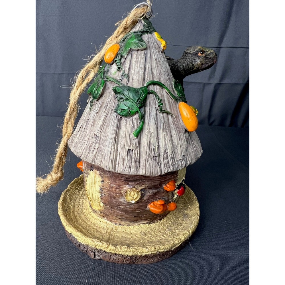 Turtle Themed Bird House NWT 6"