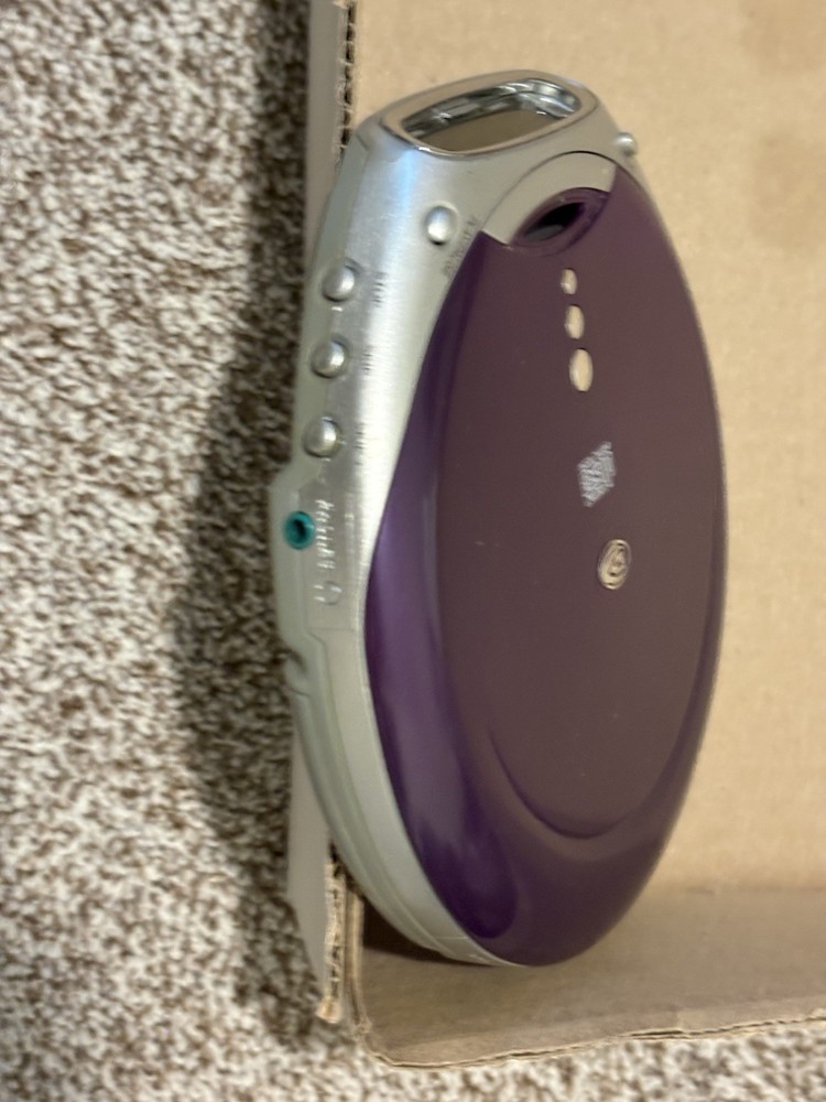 Durabrand CD-855 Portable CD Player LCD Display Purple Silver Random