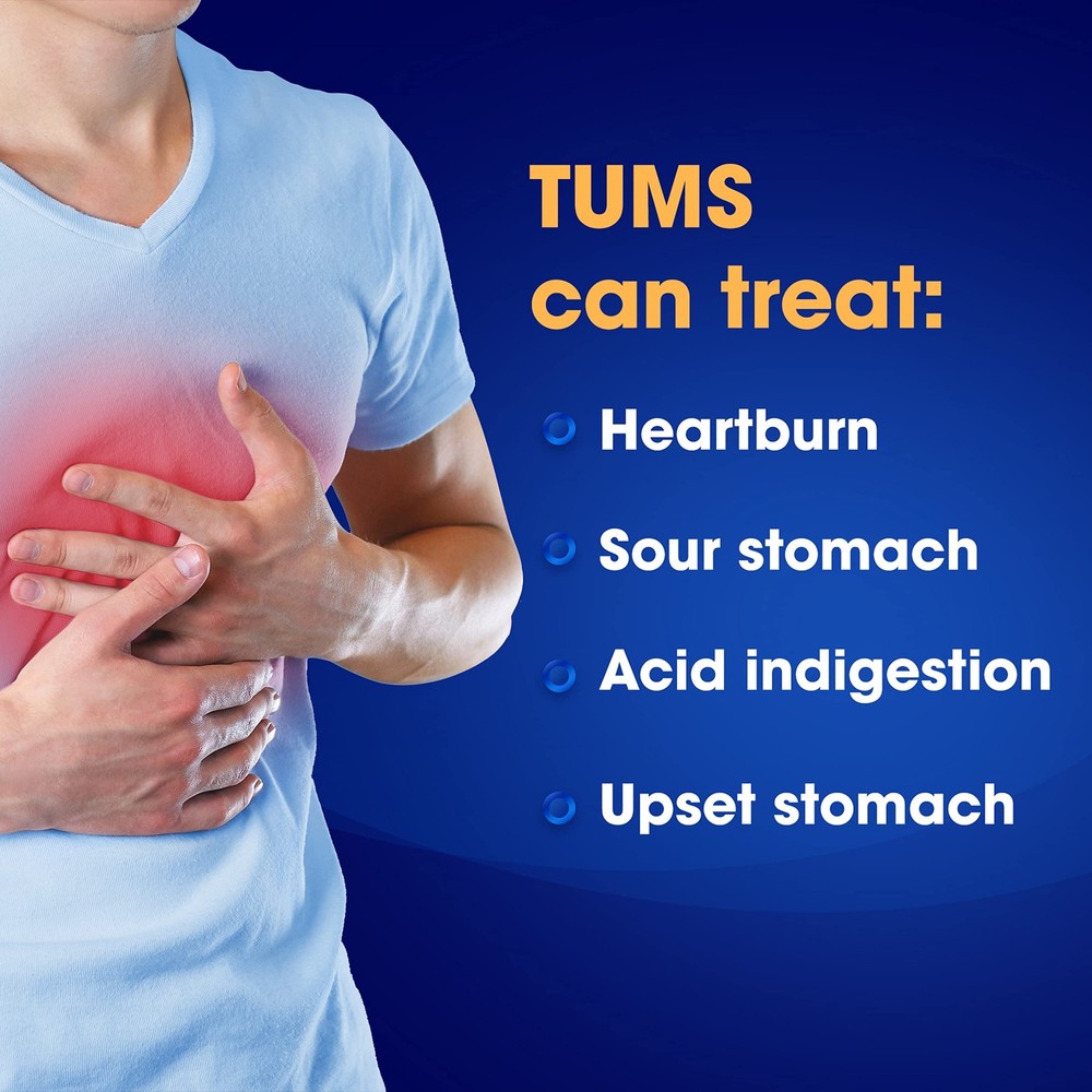 Extra Strength Assorted Berries Antacid for Heartburn , 96 count