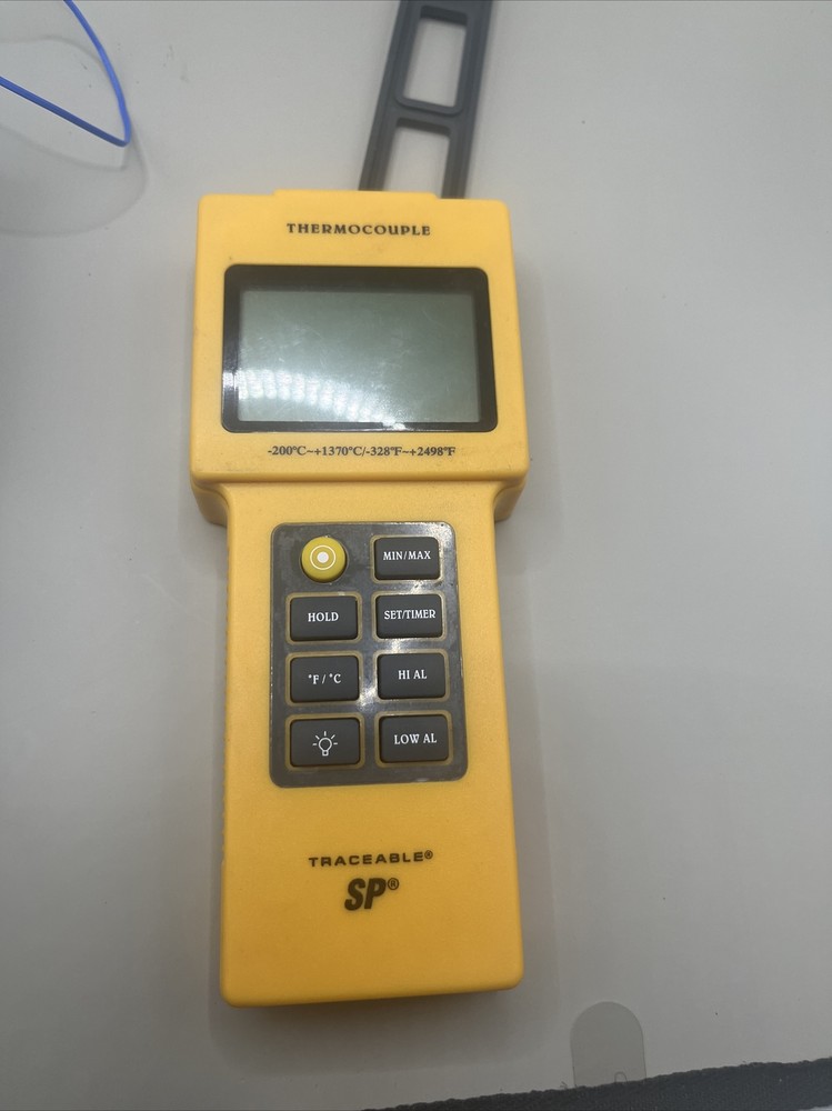 TRACEABLE 4015 Thermocouple Thermometer,1 Input,Type K