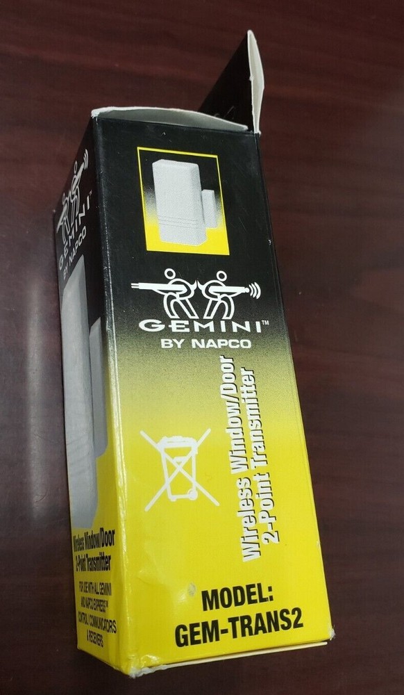 Gemini by Napco GEM-TRANS2 Wireless Window/Door 2-Point Transmitter