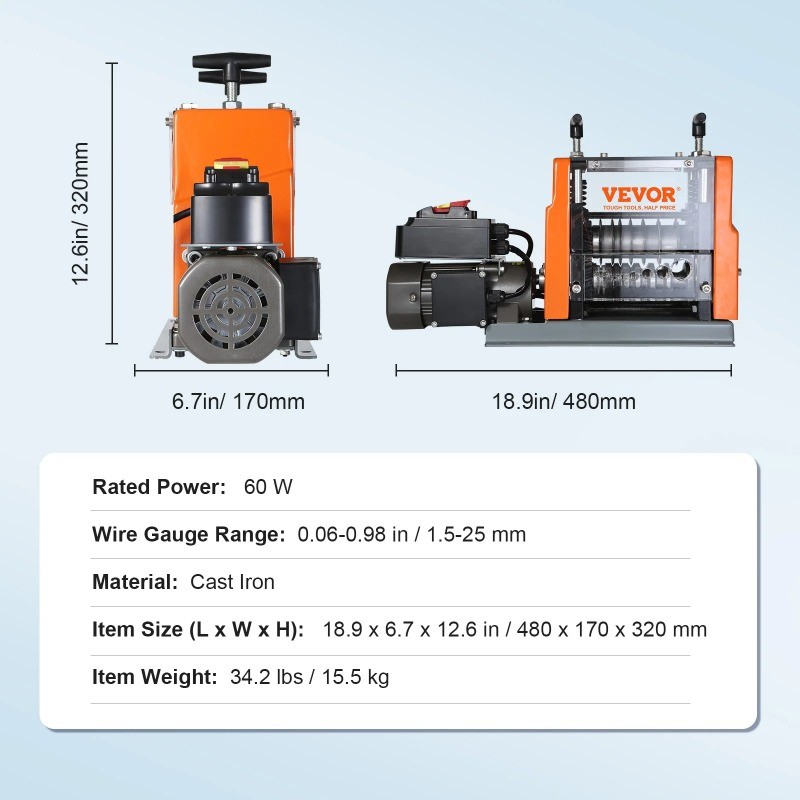 New Electric Multi-channel Wire Stripping Machine Waste Cable Stripping