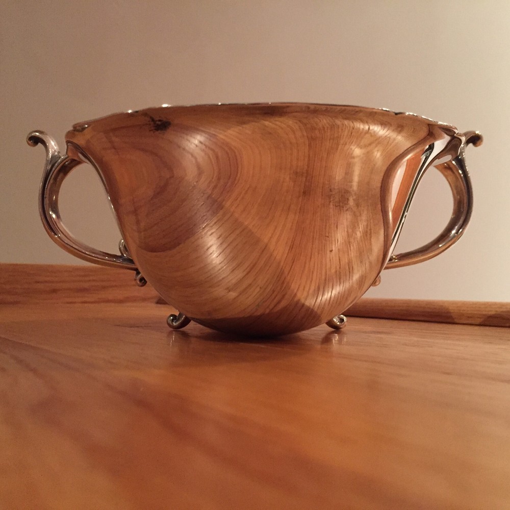 Reed & Barton Double Bowl Sauce Boat w/ Handles #160 EPNS Silver Plated ~ VTG