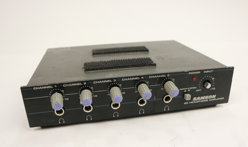 SAMSON Q5 Headphone Amplifier AS IS