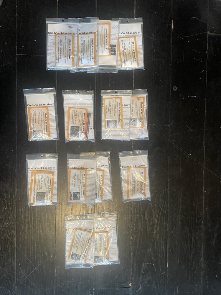 Bob's Knobs for Meade Thumbscrews & Springs